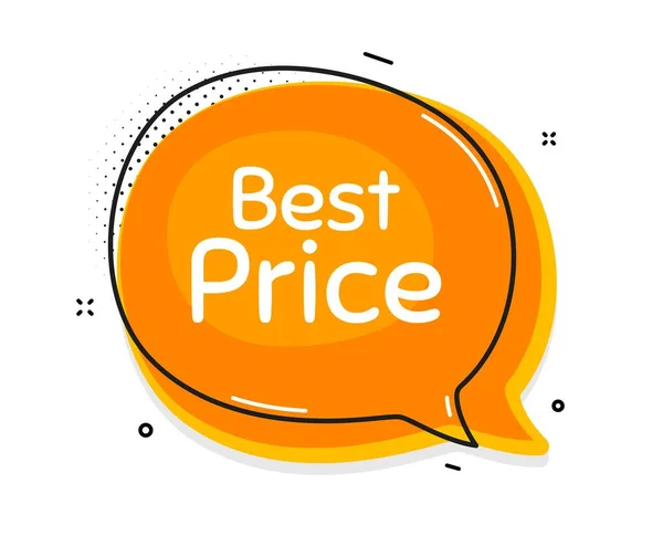 Nejlepší Cena Myšlenková Bublina Speciální Nabídka Prodejní Značka Symbol Reklamních — Stockový vektor