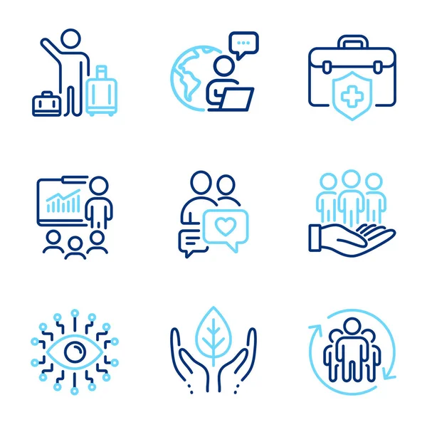 People Icons Set Included Icon Best Buyers Teamwork Dating Chat — Stock Vector
