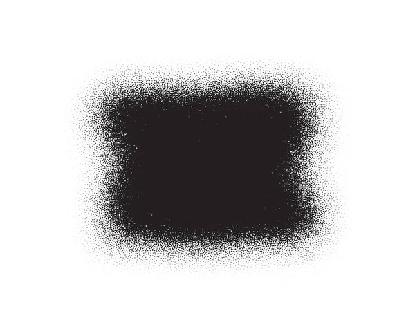 Fleckenmuster Pinselstrich Farbe Sandkorn Effekt Schwarze Rauschstiftpunkte Abstraktes Rauschmuster Black — Stockvektor