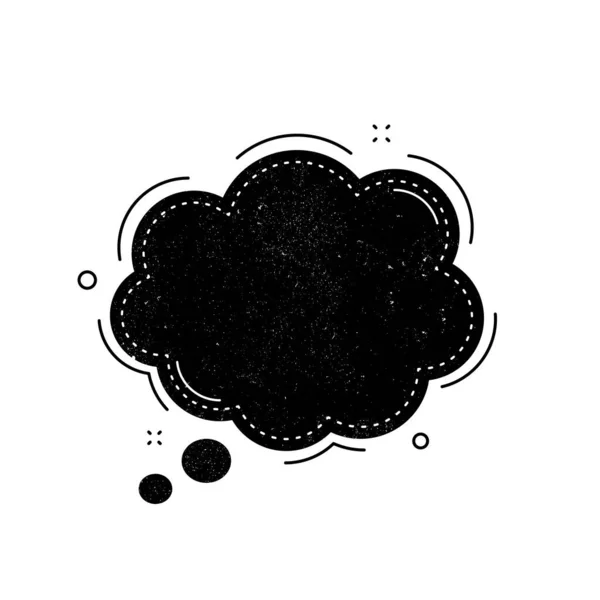 Значок Речевого Пузыря Огромный Воздушный Шар Штампом Бедствия Сообщение Чате — стоковый вектор