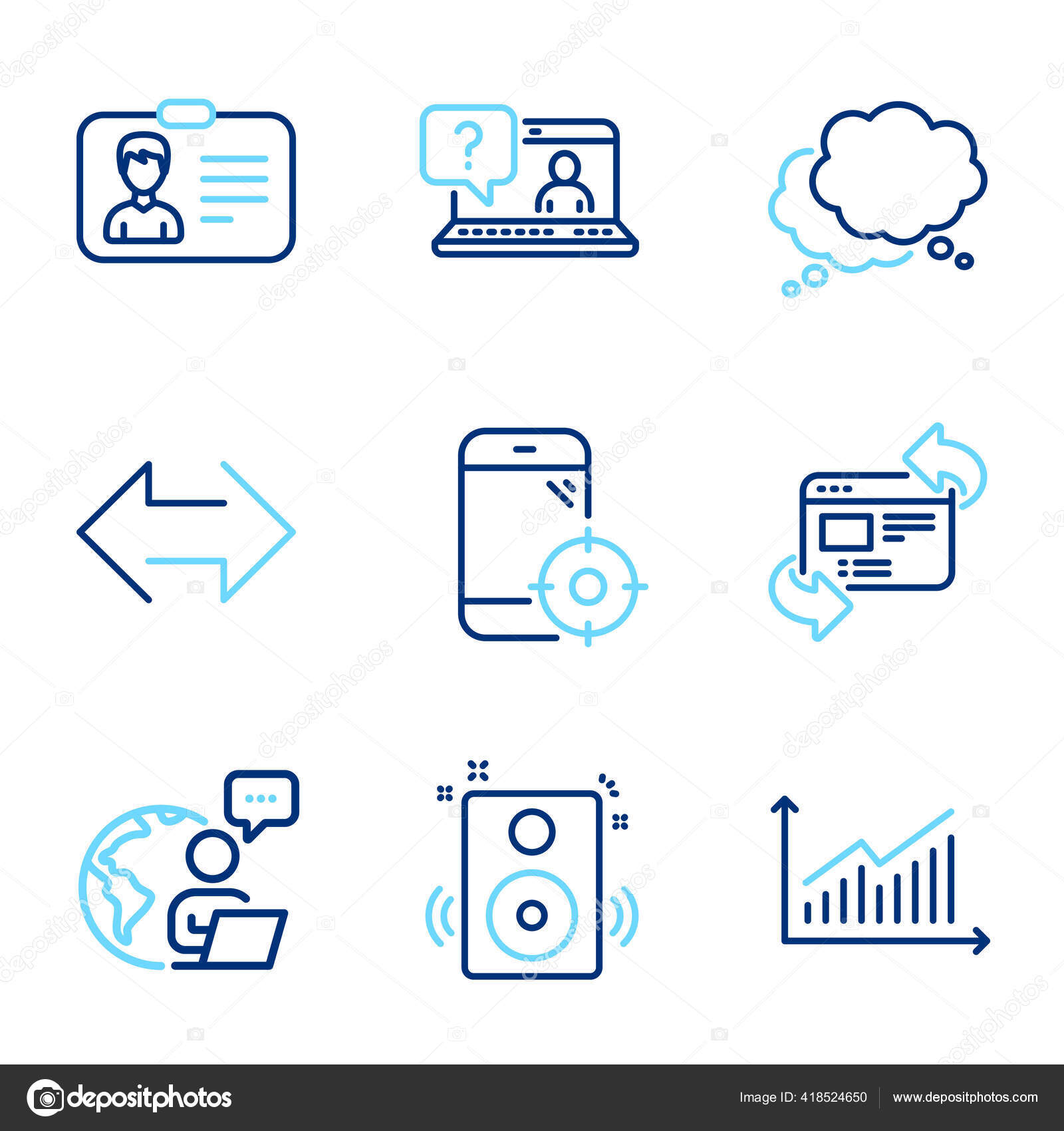 Conjunto Iconos Tecnológicos Icono Incluido Como Preguntas Frecuentes  Burbuja Voz Vector de stock #418524650 de ©Blankstock, image size:1600x1700