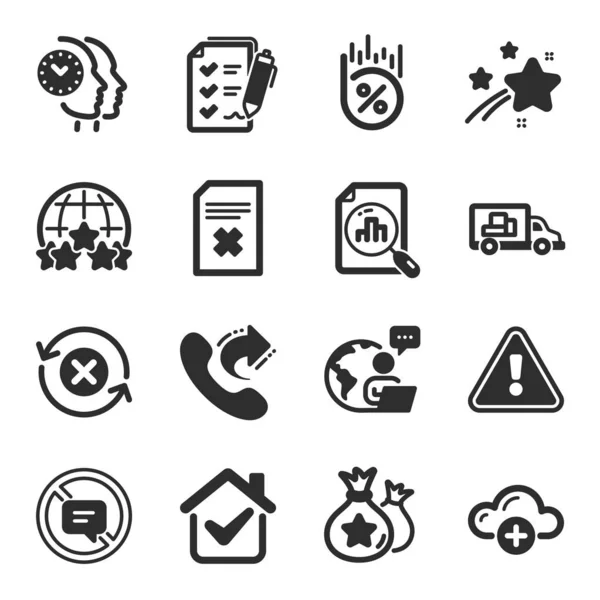 Set Icone Della Tecnologia Come Prestito Cento Cloud Computing Simboli — Vettoriale Stock