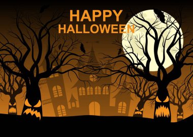 Mutlu Cadılar Bayramı, cadı bir süpürge üzerinde