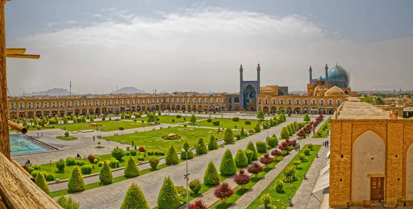 Isfahan Imam Piazza aerea — Foto Stock
