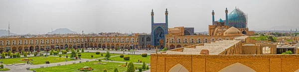 Isfahan Imam Square luchtfoto — Stockfoto