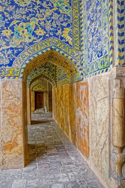 Isfahan Shah Moské passage — Stockfoto