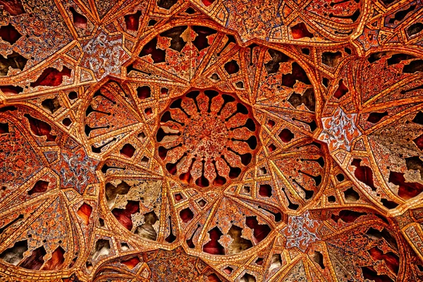 Ali Qapu Palace music hall ceiling — Stock Photo, Image