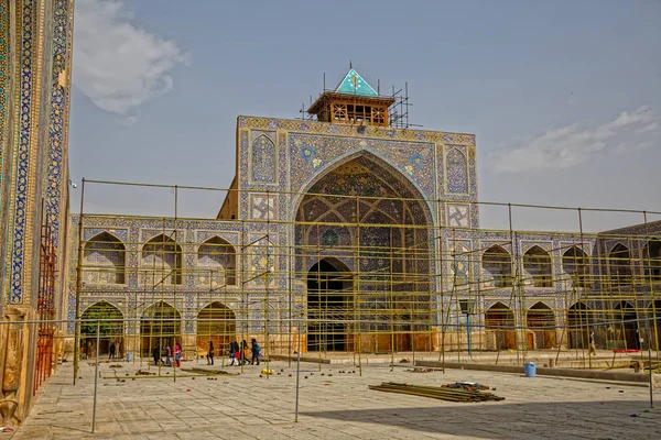 Renovación de la mezquita Isfahan Shah — Foto de Stock
