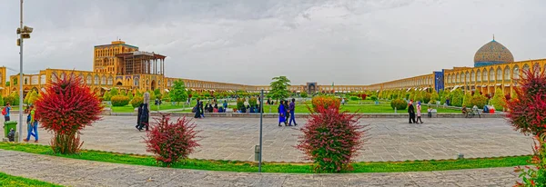 Isfahan Imam Meydanı Panoraması — Stok fotoğraf