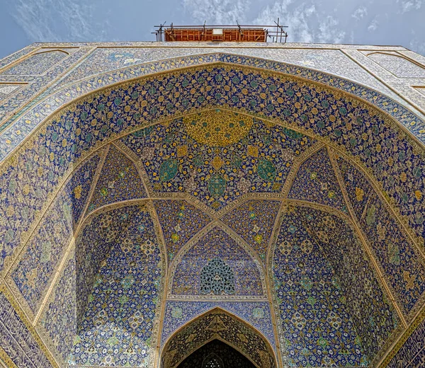 Isfahan Shah Moskee renovatie — Stockfoto