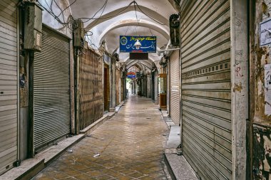 Yazd ın Bazaarı iç