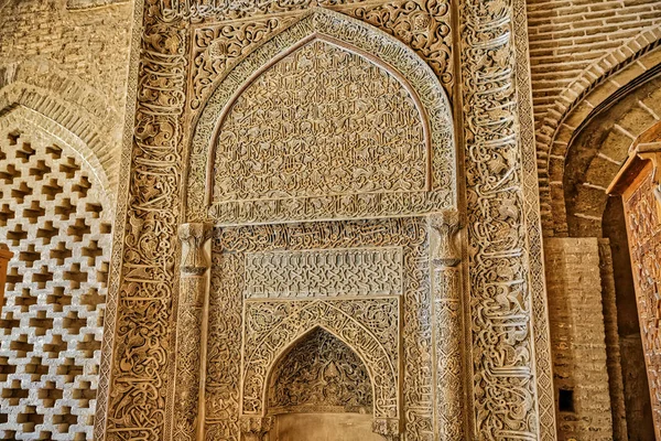 Isfahan Mesquita Antiga interior — Fotografia de Stock