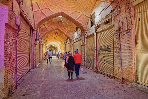 Isfahan ZAMKNIĘTA Bazar — Zdjęcie stockowe