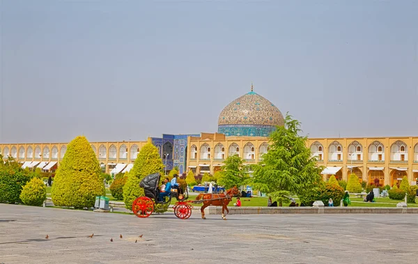 Iszfahán Imam tér szállítása — Stock Fotó