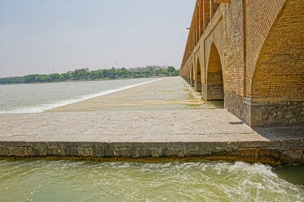 Isfahan Zayandeh River Bridge — Stock Photo, Image