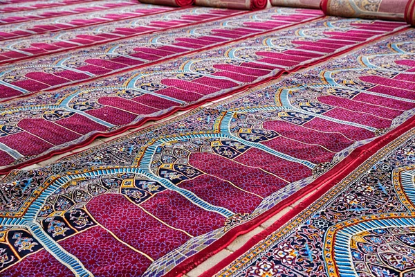 Mosque prayer carpets — Stock Photo, Image