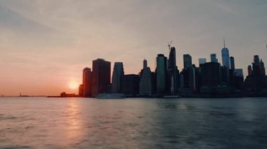 New York Manhattan günbatımı