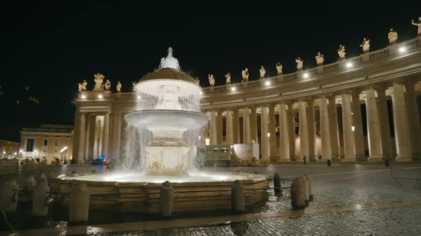 St Peter torget i Vatikanen — Stockvideo