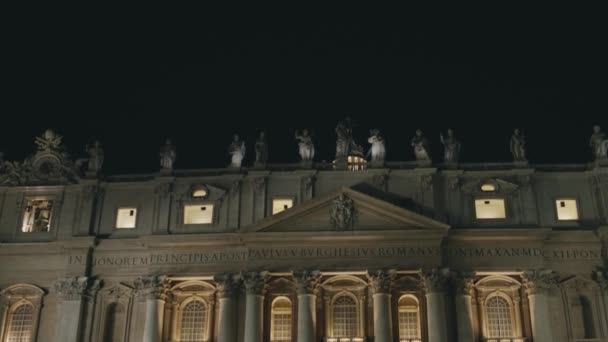 Basílica de São Pedro no Vaticano — Vídeo de Stock