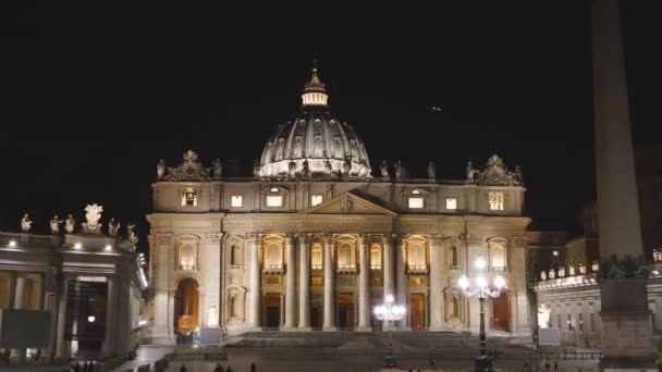 Basílica de San Pedro en el Vaticano — Vídeo de stock