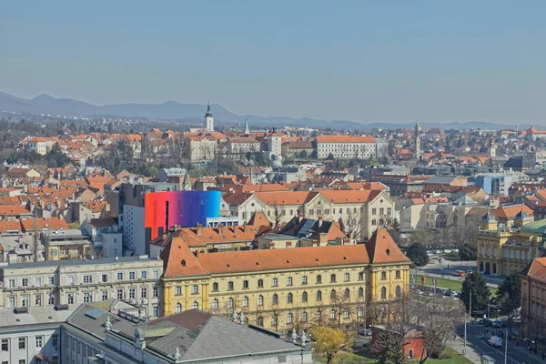 Panorama Záhřeb — Stock fotografie