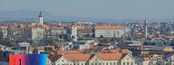 Zagreb Panoraması — Stok fotoğraf