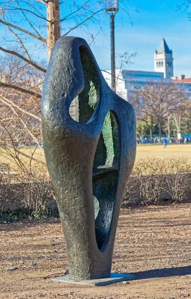 Národní galerie uměleckých soch veřejná zahrada Washington DC — Stock fotografie
