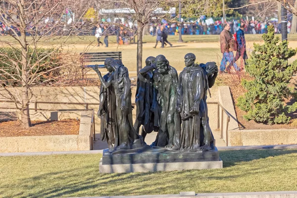 Nationalgalerie der Kunst Skulptur öffentlicher Garten washington DC — Stockfoto