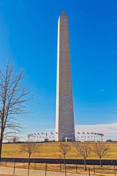 Washington Monument obeliszk Amerikai Egyesült Államok — Stock Fotó