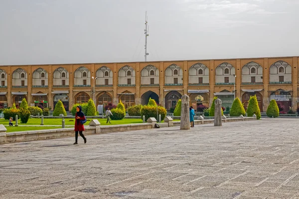 Isfahan Imám náměstí jarní čas — Stock fotografie