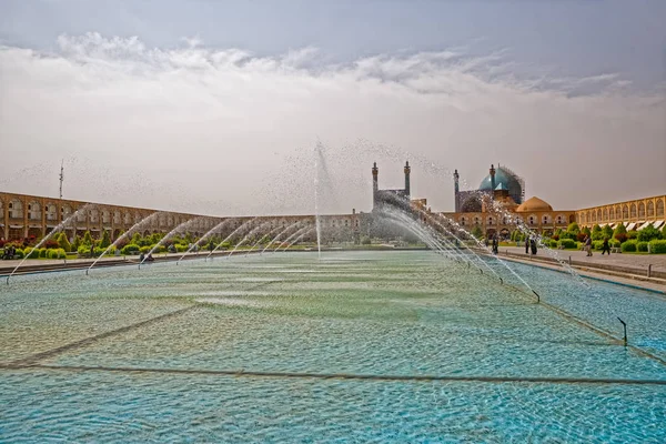 Fontana di Isfahan Imam Square — Foto Stock