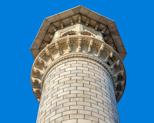 De Taj Mahal minaret detail, India — Stockfoto