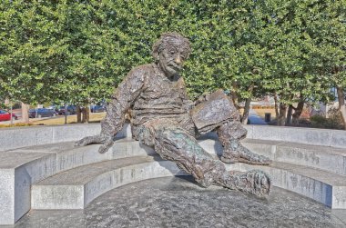 Albert Einstein Anıtı Washington Dc ABD'de