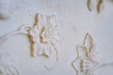 Taj Mahal dekoarasyon ayrıntıları, Hindistan