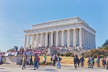 Washington Dc ABD'deki Lincoln Memorial Binası