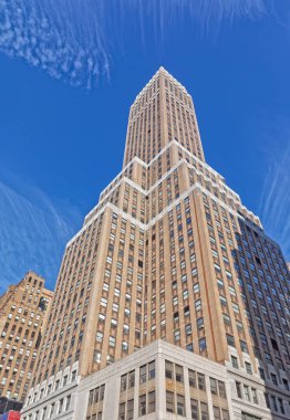 Chanin Binası New York ABD kış günü