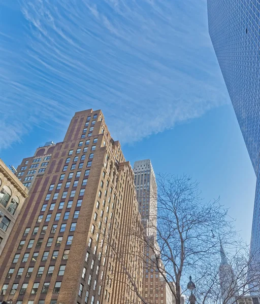 Nova Iorque fachada do edifício Midtown Manhattan EUA — Fotografia de Stock