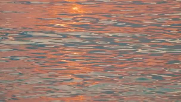 Puesta de sol en la playa de Dubrovnik — Vídeo de stock