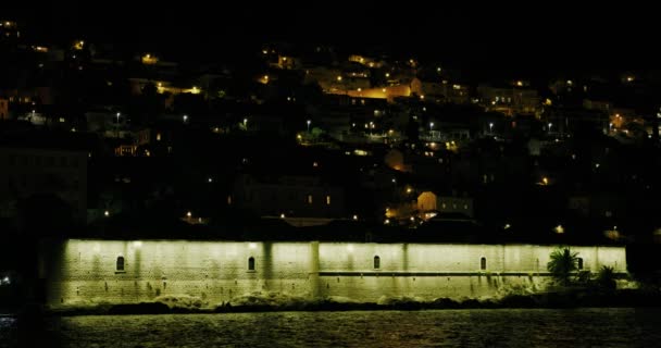 Dubrovnik oude stad quarantaine - Lazareti — Stockvideo