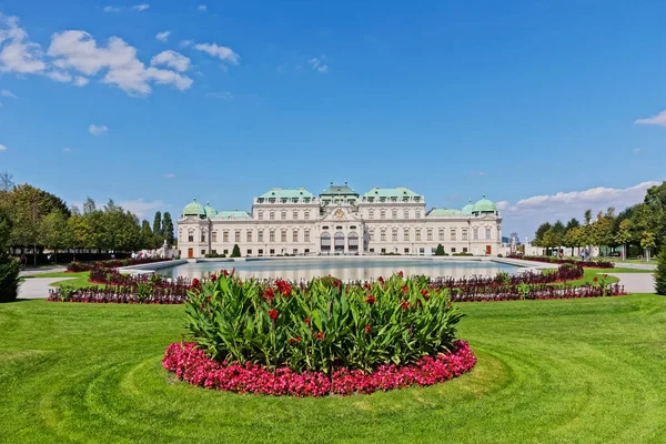 O Belvedere em Vienna, Áustria — Fotografia de Stock