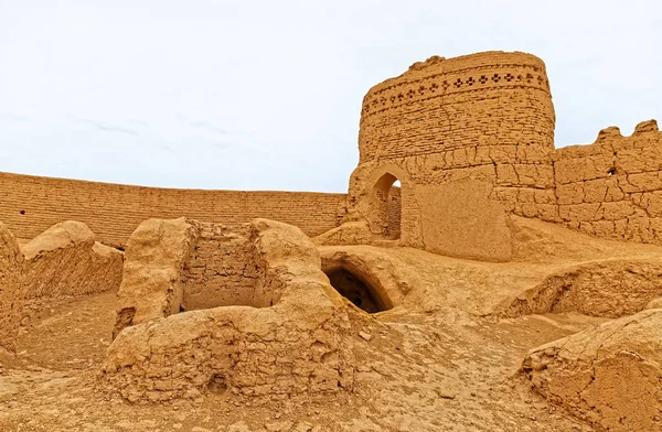 Castello di Meybod Narin Iran — Foto Stock