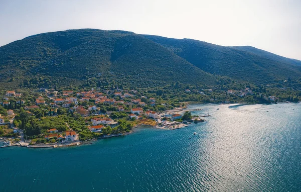 Flygfoto över Mali Ston Bay — Stockfoto