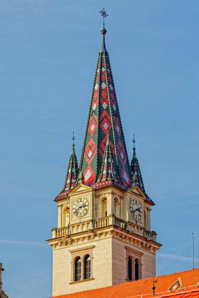 Kilise Marija Bistrica Marian türbesiyah Madonna, Hırvatistan — Stok fotoğraf