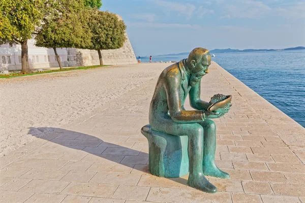 Spiridon Brusina monument in Zadar — Stock Photo, Image