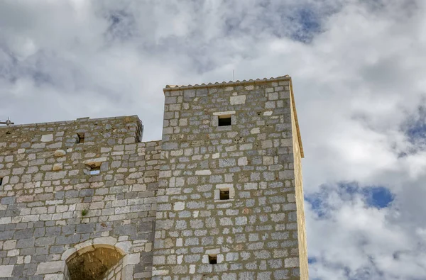 Middeleeuws kasteel-Nehaj Fortress in Senj, Kroatië — Stockfoto