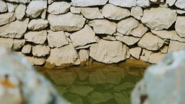 Split yakınlarındaki Rajcice Roma kuyusu duvar detay