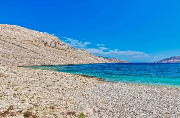 Beach Rucica on the island Pag, Croatia — Stock Photo, Image