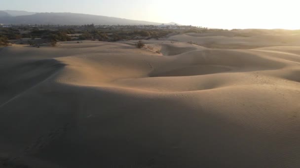 Dunes à Maspalomas à partir d'un drone 