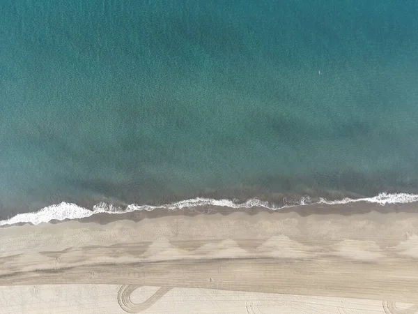 Vista Costa Maspalomas Praia Céu — Fotografia de Stock