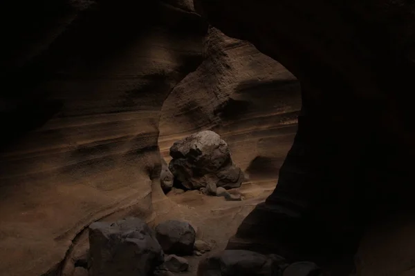 Vue Imprenable Sur Célèbre Canyon Volcanique Gran Canaria — Photo